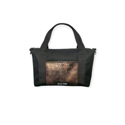 Bolso Brasil negro/dorado