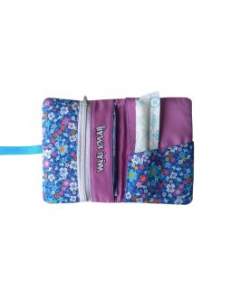 Mini neceser íntimo flores azules