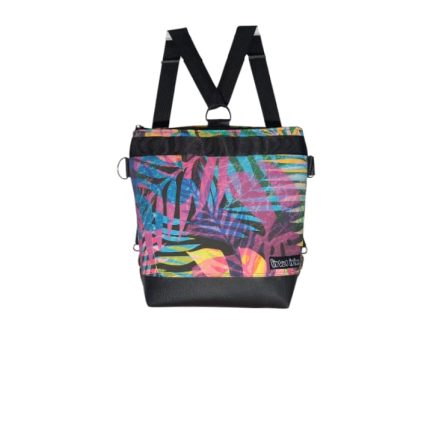 Mochila tropical ola neón