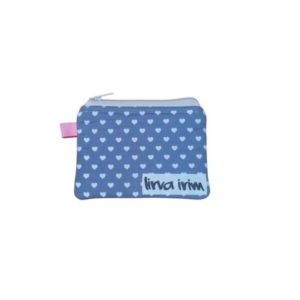 Monedero estampado Lirvita corazón azul - Imagen 3