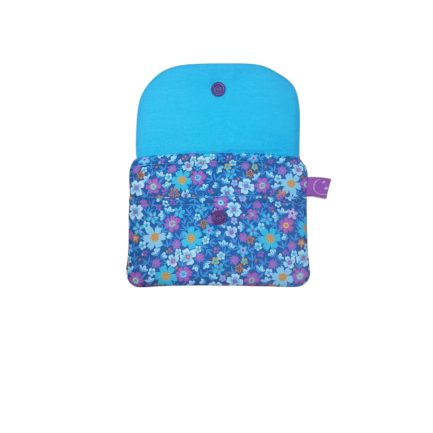 Monedero estampado Lirvita flor azul - Imagen 3