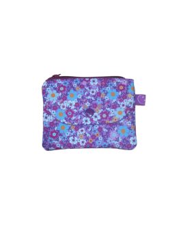 Monedero estampado Lirvita flor rosa