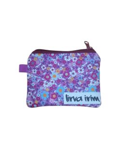 Monedero estampado Lirvita flor rosa