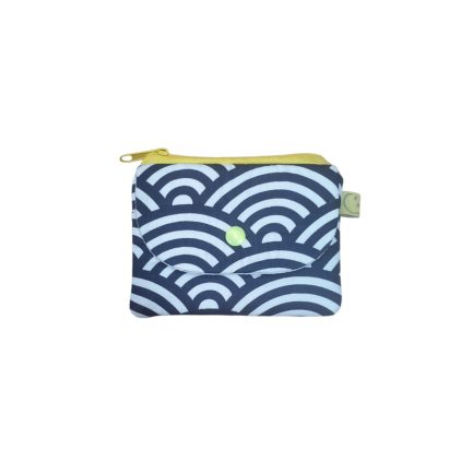 Monedero estampado Lirvita japo azul