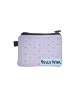 Monedero estampado Lirvita rosa_gris