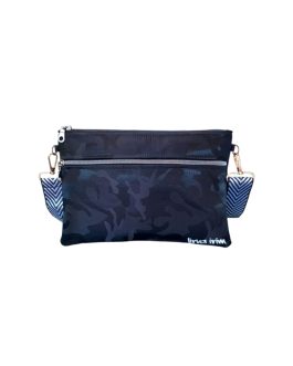 Bolso camuflaje doble bolsillo