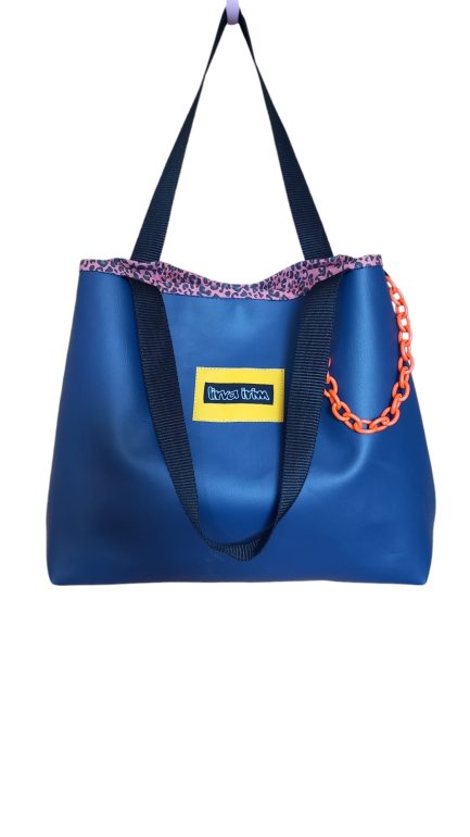 Bolso capazo azul - Imagen 2