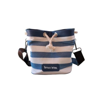Bolso saco rayas navi - Imagen 5