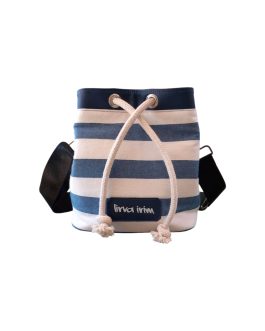 Bolso saco rayas navi