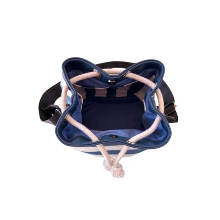 Bolso saco rayas navi - Imagen 3
