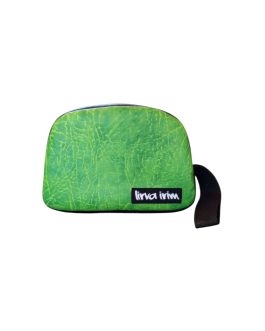 Neceser polipiel verde media luna