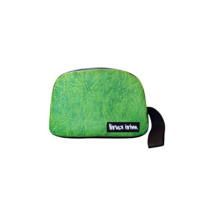 Neceser polipiel verde media luna