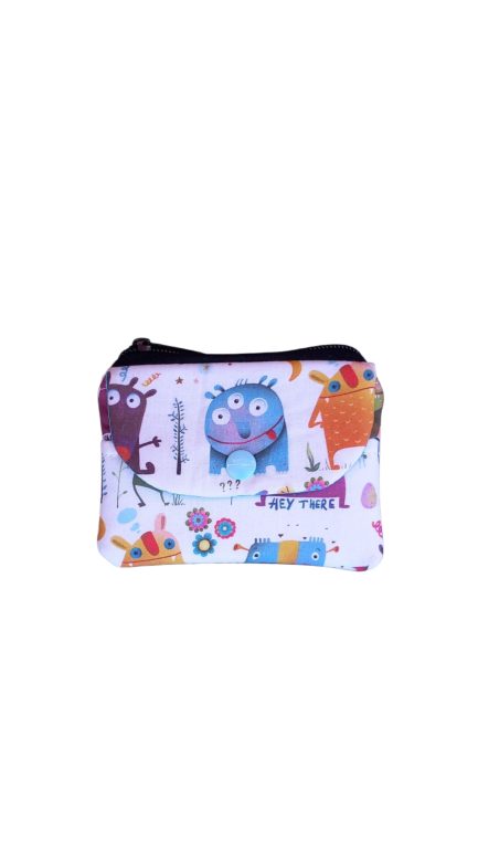 Monedero estampado Lirvita monstruos