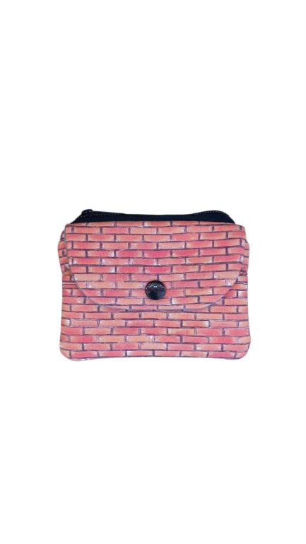 Monedero estampado Lirvita ladrillo