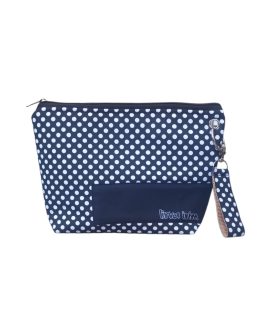 Neceser triova lunares blancos